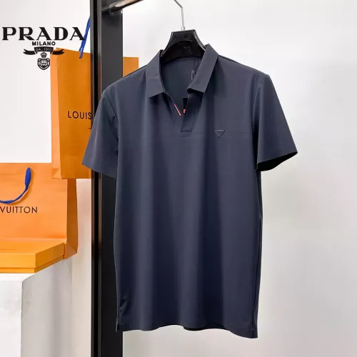 Prada T-Shirts Short Sleeved For Men #1353805