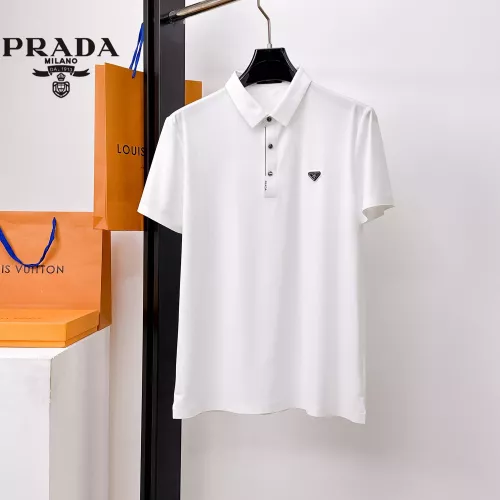 Prada T-Shirts Short Sleeved For Men #1353815