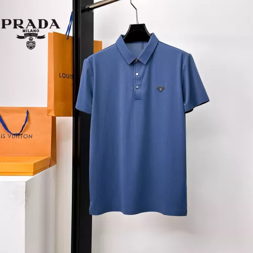 Prada T-Shirts Short Sleeved For Men #1353816