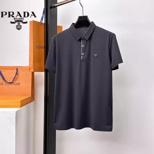 Prada T-Shirts Short Sleeved For Men #1353817