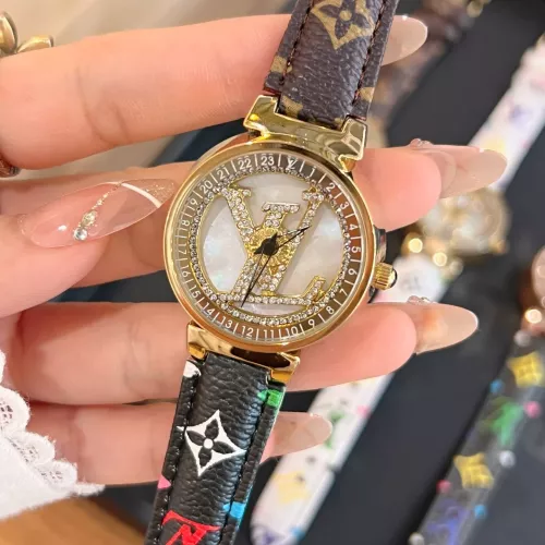 Louis Vuitton Watches In Gold For Women #1353838