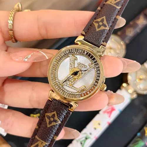 Louis Vuitton Watches In Gold For Women #1353839