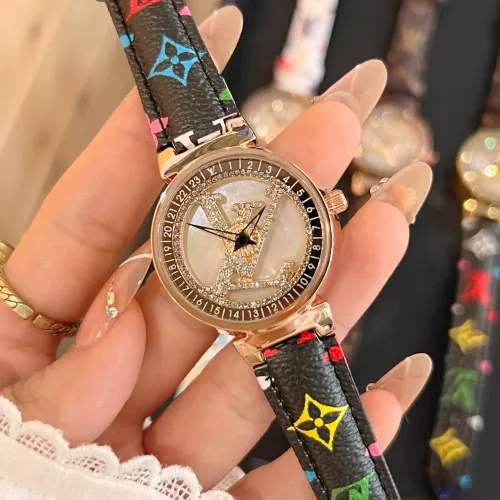 Louis Vuitton Watches In Rose Gold For Women #1353841