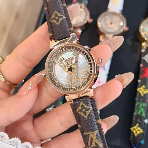 Louis Vuitton Watches In Rose Gold For Women #1353842