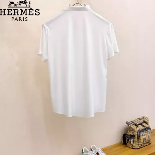 Replica Hermes Shirts Short Sleeved For Men #1353864 $52.00 USD for Wholesale