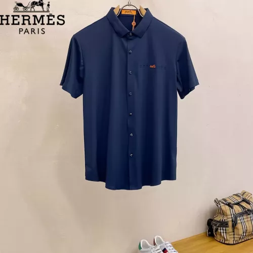 Hermes Shirts Short Sleeved For Men #1353866