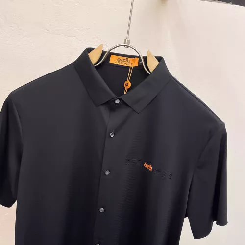 Replica Hermes Shirts Short Sleeved For Men #1353867 $52.00 USD for Wholesale