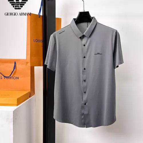 Armani Shirts Short Sleeved For Men #1353869