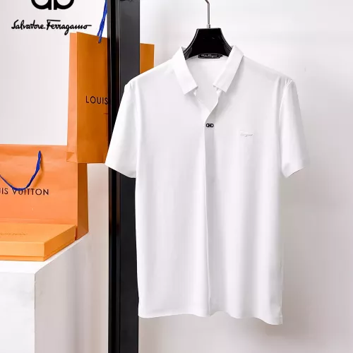 Salvatore Ferragamo T-Shirts Short Sleeved For Men #1353871