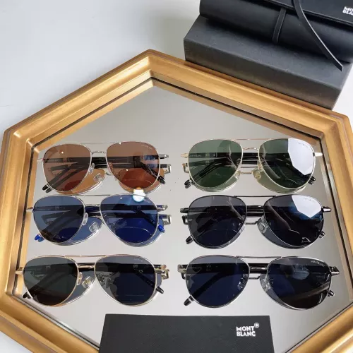 Replica Montblanc AAA Quality Sunglasses #1354148 $60.00 USD for Wholesale