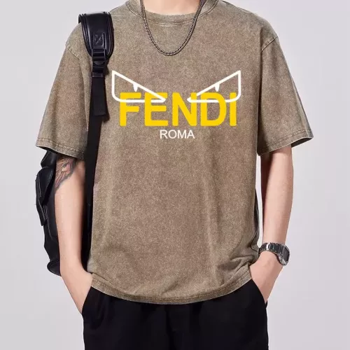 Fendi T-Shirts Short Sleeved For Men #1354201