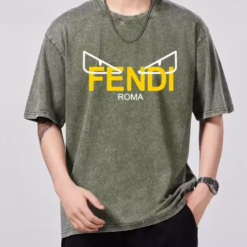 Fendi T-Shirts Short Sleeved For Men #1354202