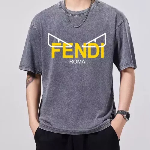 Fendi T-Shirts Short Sleeved For Men #1354203