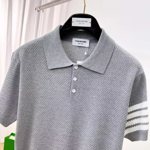 Replica Thom Browne TB T-Shirts Short Sleeved For Men #1354263 $76.00 USD for Wholesale