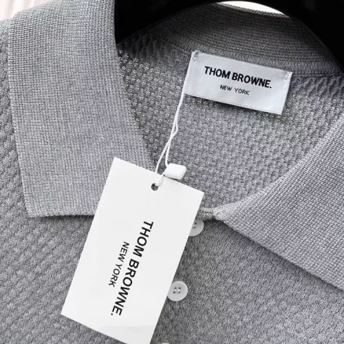 Replica Thom Browne TB T-Shirts Short Sleeved For Men #1354263 $76.00 USD for Wholesale