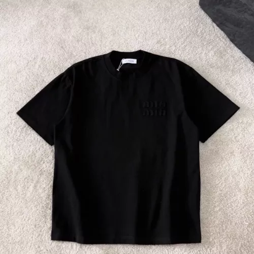 MIU MIU T-Shirts Short Sleeved For Unisex #1354314