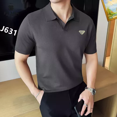 Prada T-Shirts Short Sleeved For Men #1354389