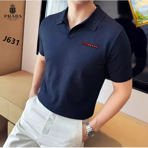 Prada T-Shirts Short Sleeved For Men #1354404