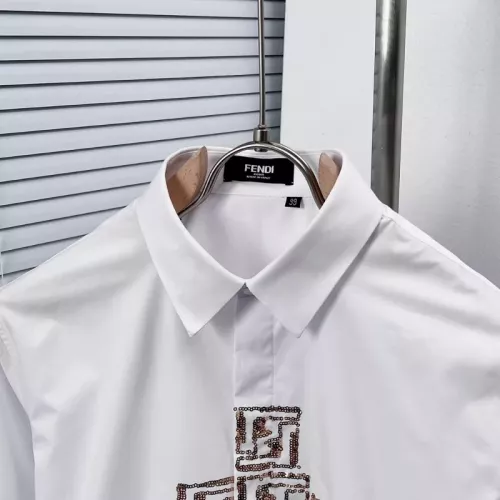 Replica Fendi Shirts Long Sleeved For Men #1354481 $76.00 USD for Wholesale