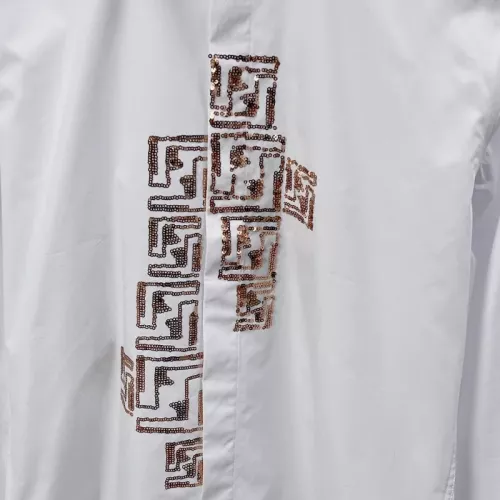 Replica Fendi Shirts Long Sleeved For Men #1354481 $76.00 USD for Wholesale