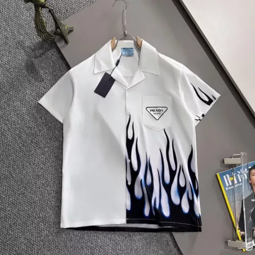 Prada Shirts Short Sleeved For Men #1354507
