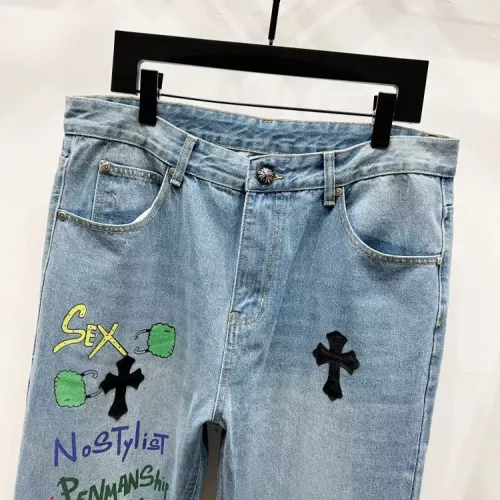 Replica Chrome Hearts Jeans For Unisex #1354590 $56.00 USD for Wholesale