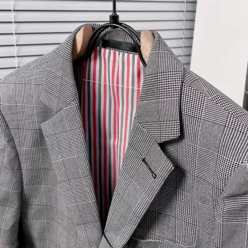 Replica Thom Browne Jackets Long Sleeved For Men #1354605 $118.00 USD for Wholesale