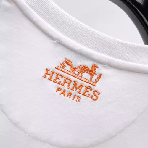 Replica Hermes T-Shirts Short Sleeved For Men #1354645 $76.00 USD for Wholesale