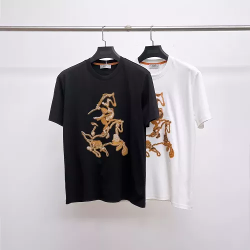 Replica Hermes T-Shirts Short Sleeved For Men #1354646 $76.00 USD for Wholesale