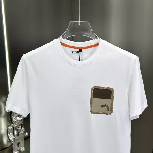 Replica Hermes T-Shirts Short Sleeved For Men #1354662 $60.00 USD for Wholesale