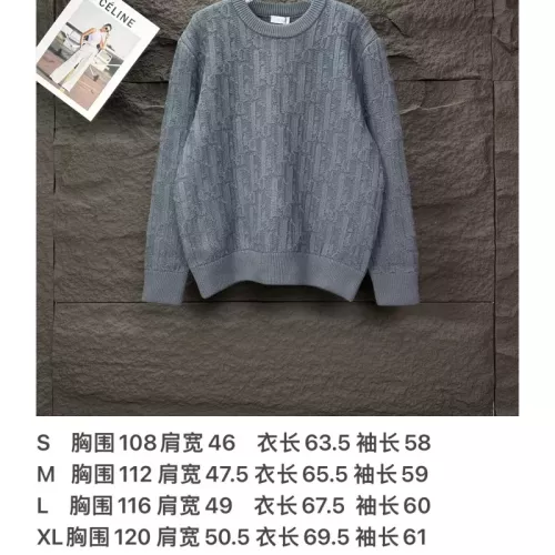 Replica Christian Dior Sweaters Long Sleeved For Unisex #1354696 $82.00 USD for Wholesale