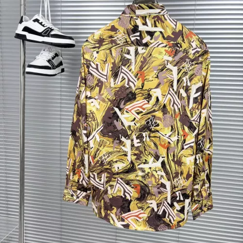 Replica Fendi Shirts Long Sleeved For Men #1354813 $98.00 USD for Wholesale