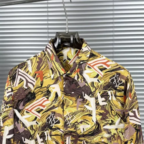 Replica Fendi Shirts Long Sleeved For Men #1354813 $98.00 USD for Wholesale