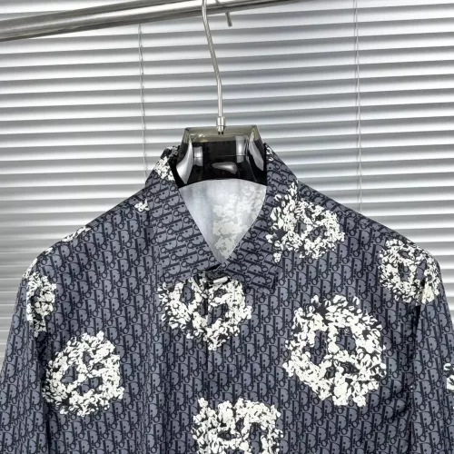 Replica Christian Dior Shirts Long Sleeved For Men #1354824 $98.00 USD for Wholesale
