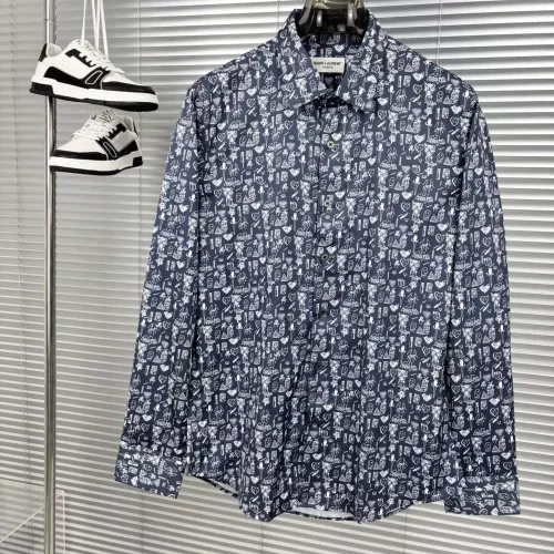 Yves Saint Laurent YSL Shirts Long Sleeved For Men #1354827