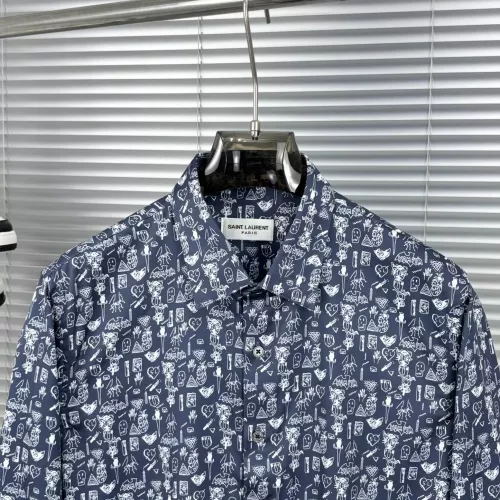 Replica Yves Saint Laurent YSL Shirts Long Sleeved For Men #1354827 $98.00 USD for Wholesale