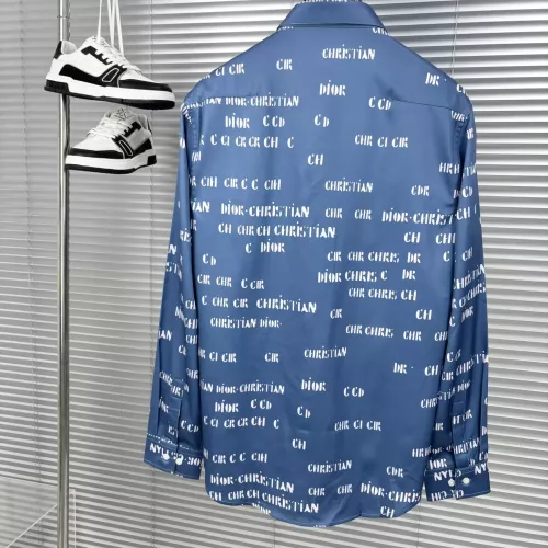 Replica Christian Dior Shirts Long Sleeved For Men #1354831 $98.00 USD for Wholesale