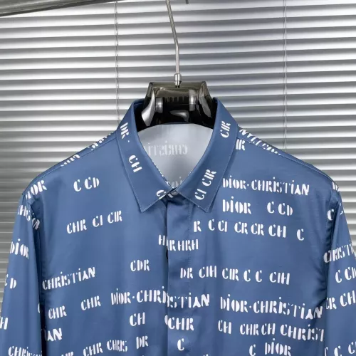 Replica Christian Dior Shirts Long Sleeved For Men #1354831 $98.00 USD for Wholesale