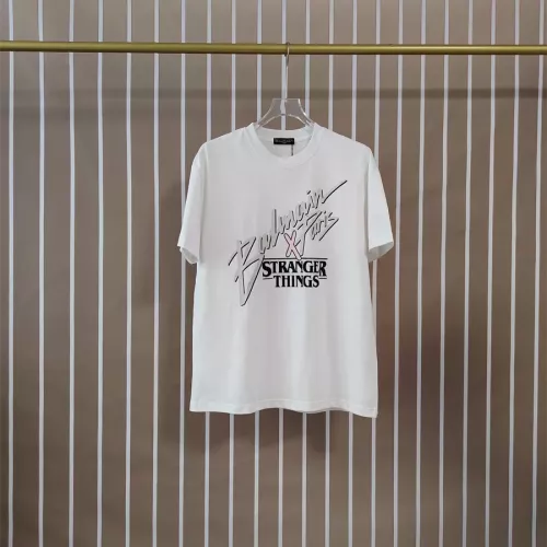 Balmain T-Shirts Short Sleeved For Unisex #1354893 $32.00 USD, Wholesale Replica Balmain T-Shirts