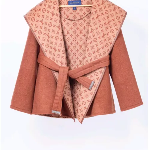 Replica Louis Vuitton LV Coat Long Sleeved For Women #1355028 $390.08 USD for Wholesale