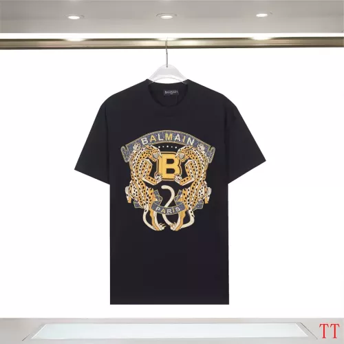 Balmain T-Shirts Short Sleeved For Unisex #1355033 $32.00 USD, Wholesale Replica Balmain T-Shirts