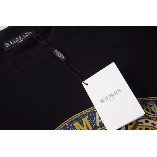 Replica Balmain T-Shirts Short Sleeved For Unisex #1355033 $32.00 USD for Wholesale