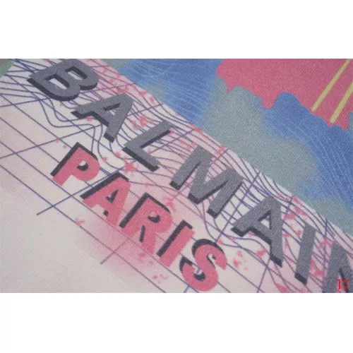 Replica Balmain T-Shirts Short Sleeved For Unisex #1355038 $32.00 USD for Wholesale