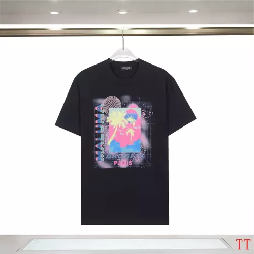 Balmain T-Shirts Short Sleeved For Unisex #1355040 $32.00 USD, Wholesale Replica Balmain T-Shirts