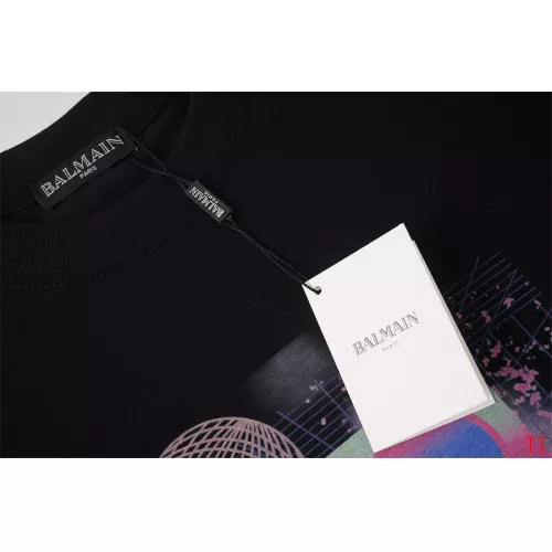 Replica Balmain T-Shirts Short Sleeved For Unisex #1355040 $32.00 USD for Wholesale