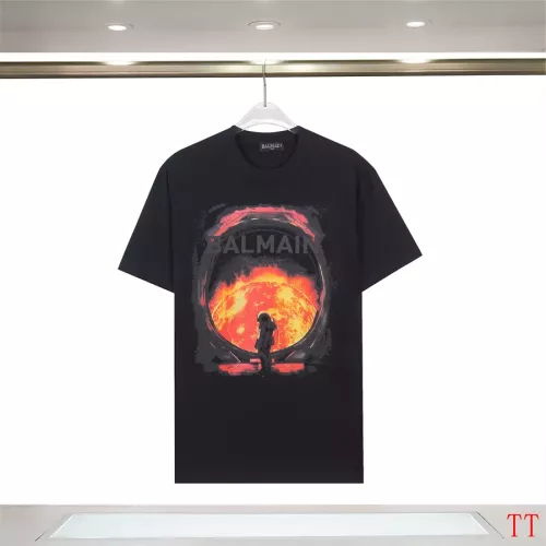 Balmain T-Shirts Short Sleeved For Unisex #1355042 $32.00 USD, Wholesale Replica Balmain T-Shirts