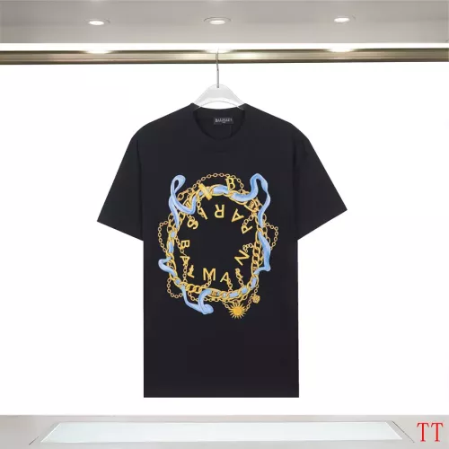 Balmain T-Shirts Short Sleeved For Unisex #1355044 $32.00 USD, Wholesale Replica Balmain T-Shirts