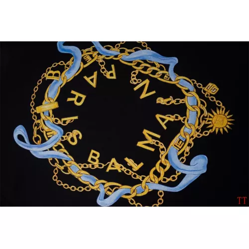 Replica Balmain T-Shirts Short Sleeved For Unisex #1355044 $32.00 USD for Wholesale