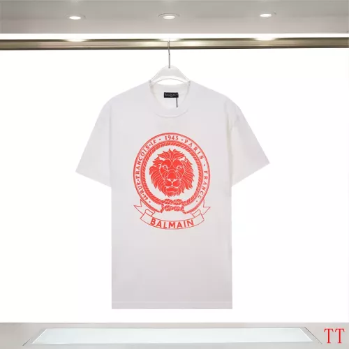 Balmain T-Shirts Short Sleeved For Unisex #1355045 $32.00 USD, Wholesale Replica Balmain T-Shirts