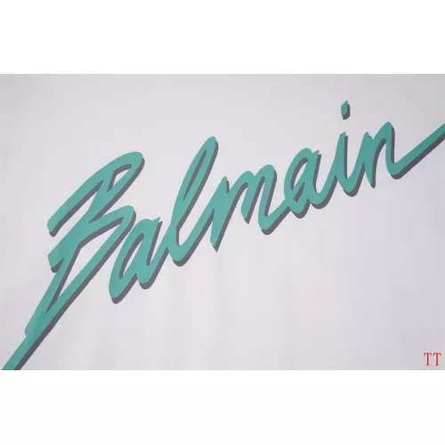 Replica Balmain T-Shirts Short Sleeved For Unisex #1355047 $32.00 USD for Wholesale